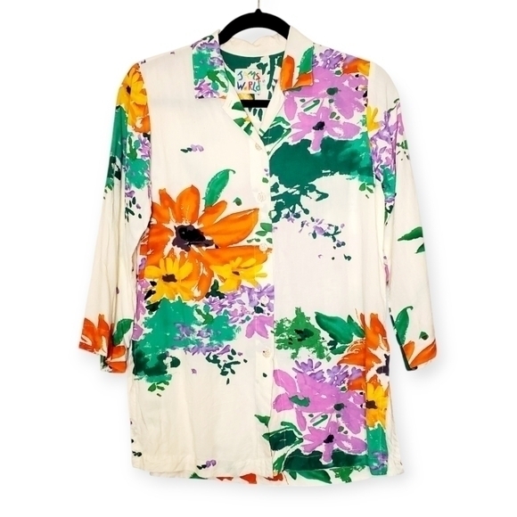 Jams World Tops - Jams World Vintage Verdant Hawaiian Shirt